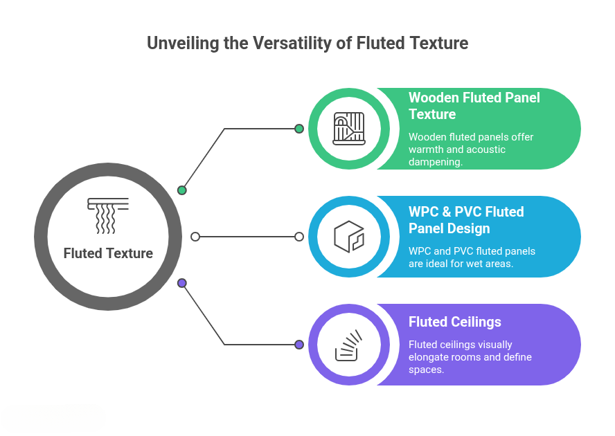 Versatility of Fluted Texture in Interiors