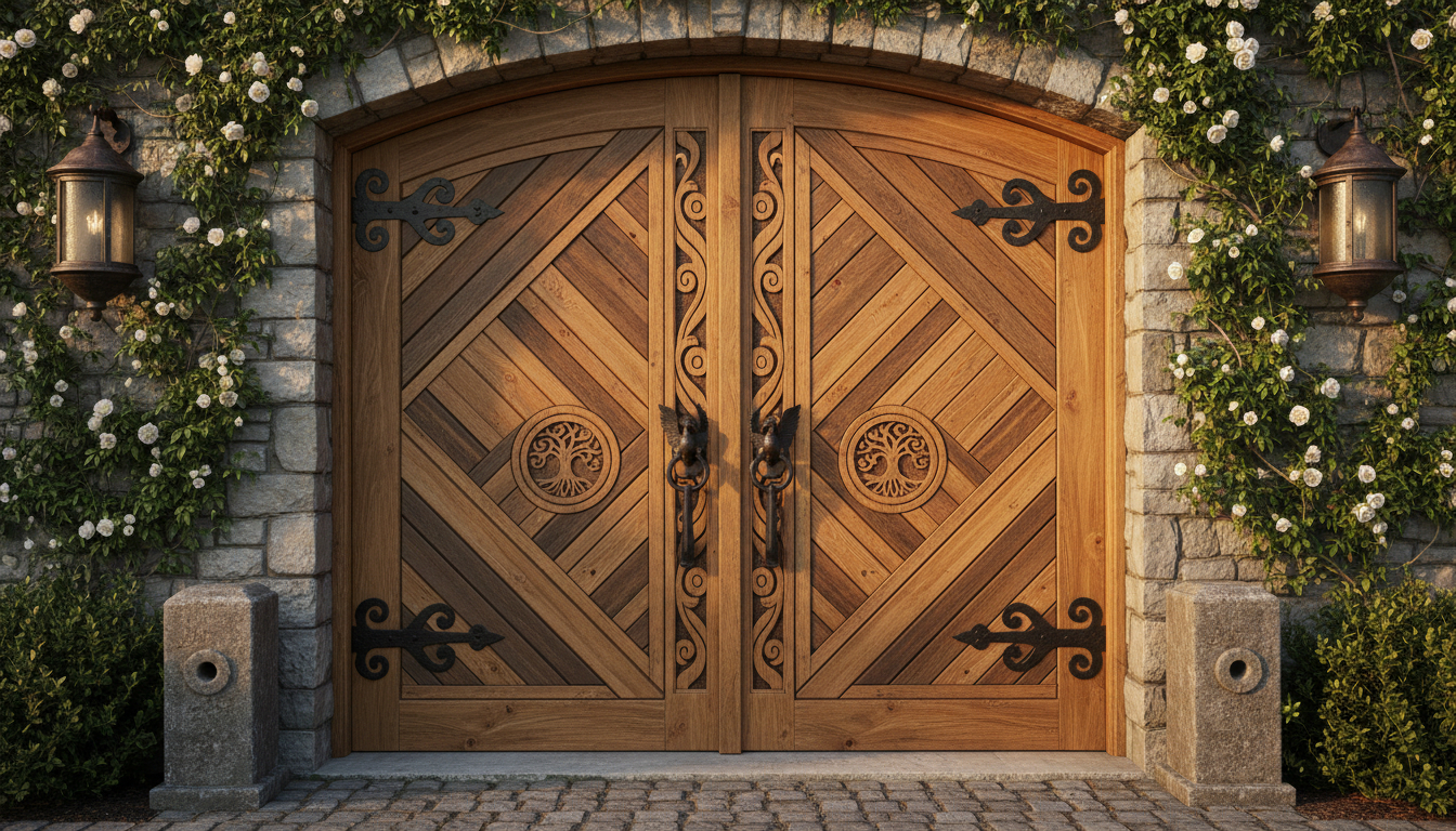 Decorative Plank Designs Doors 