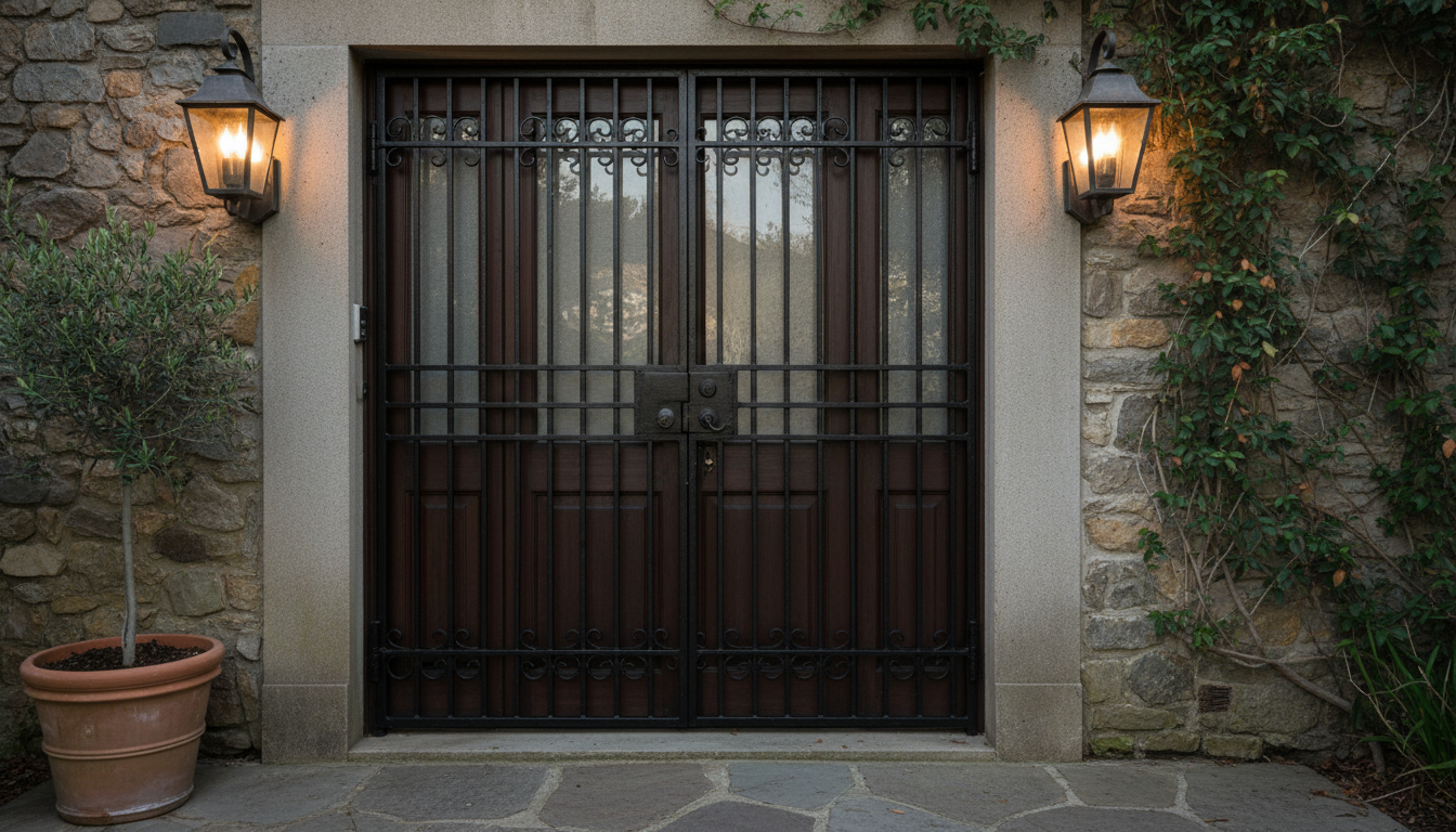 Outer Door with Security Grill