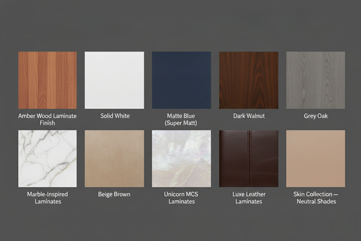 Wardrobe Laminate Colours