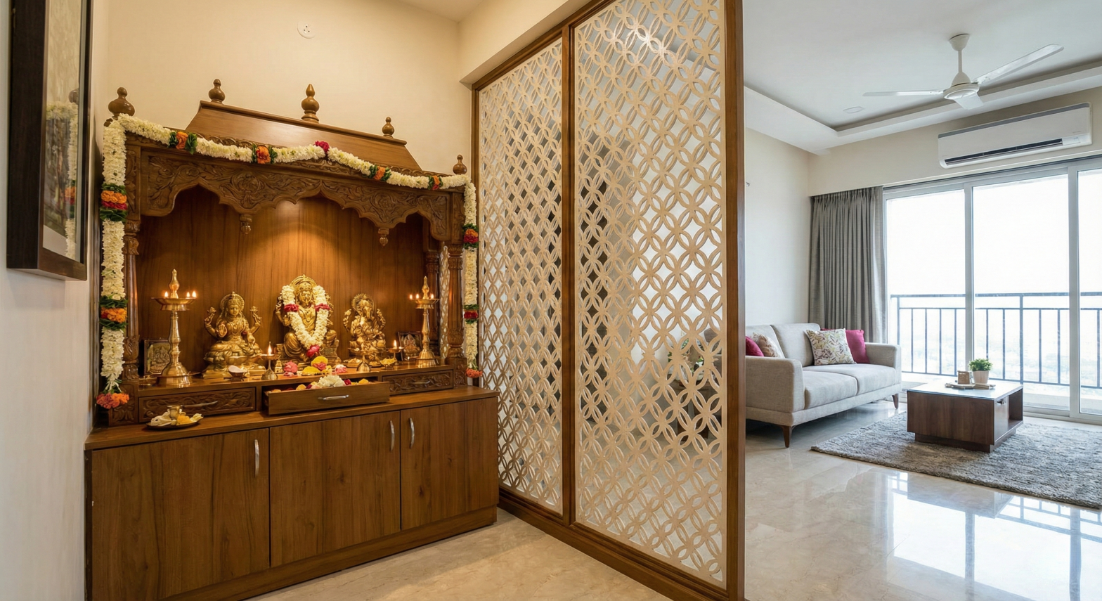 Budget Friendly Pooja Room Design Ideas