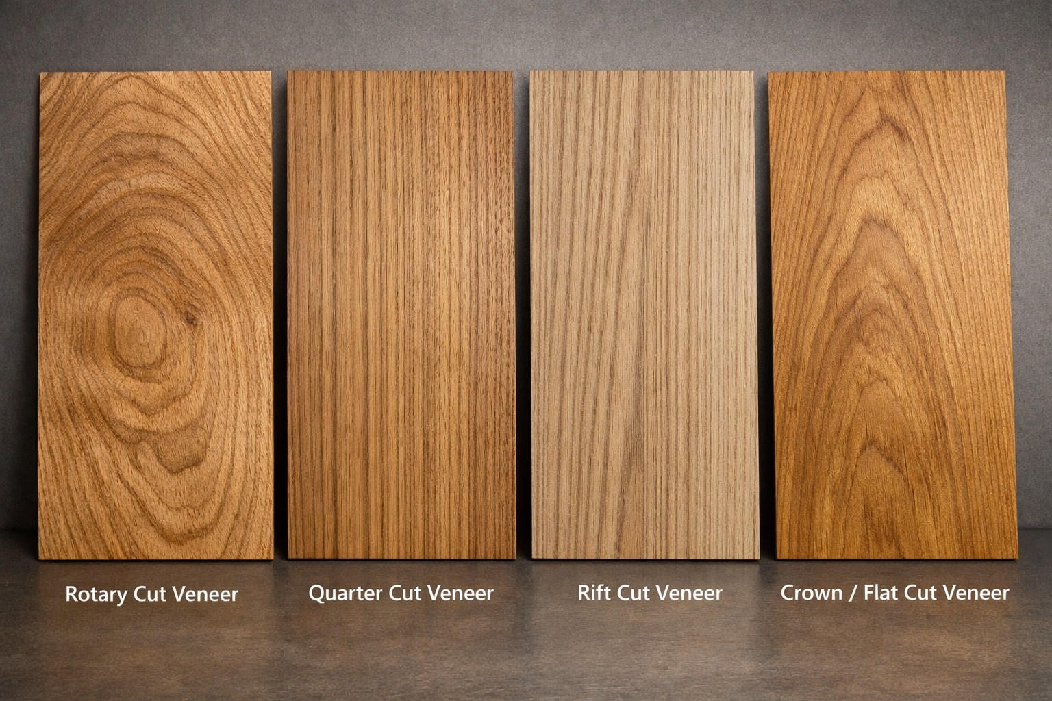 Wood Veneer Cut Types