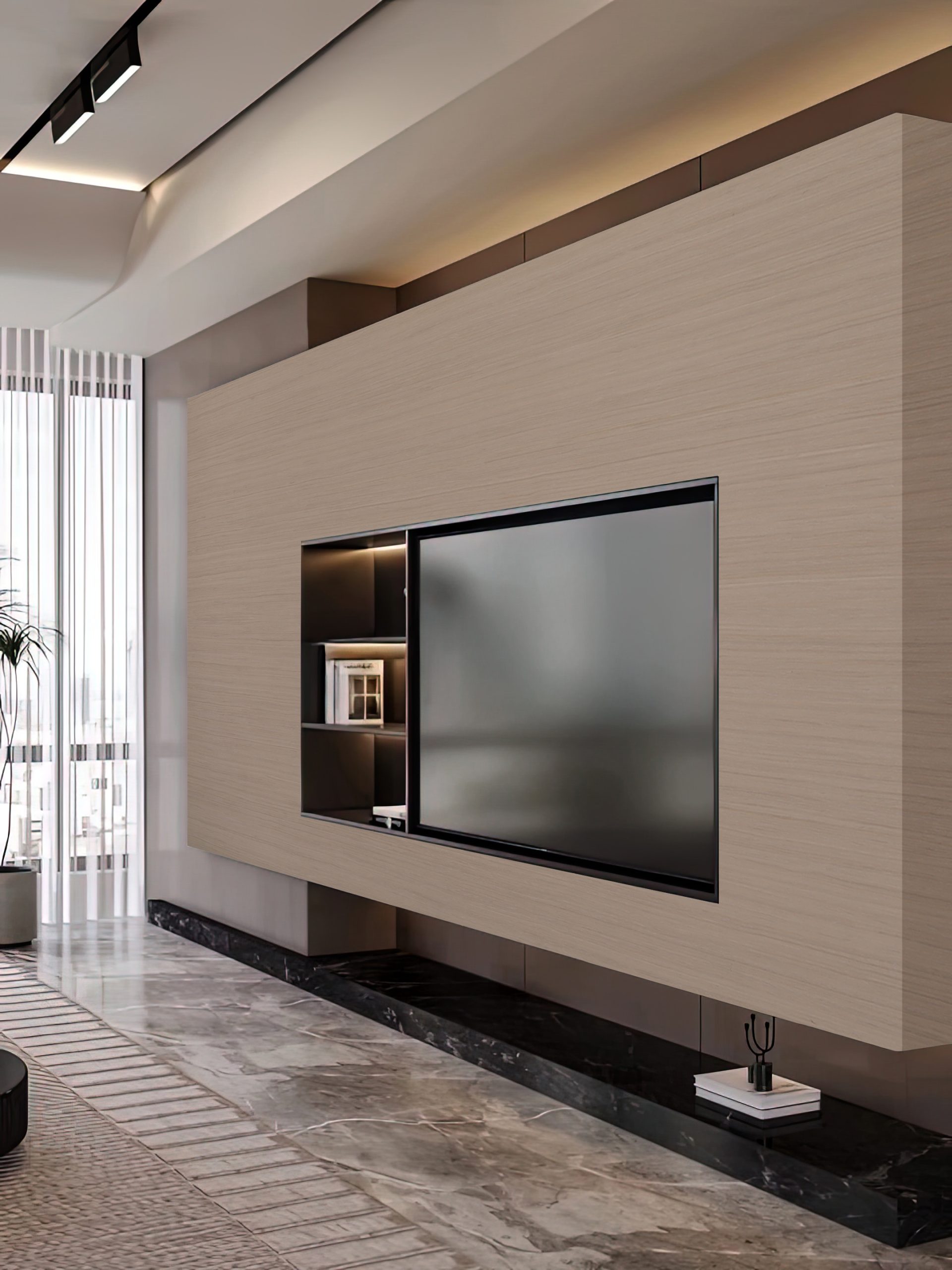 CHROME OAK BEIGE VENEER