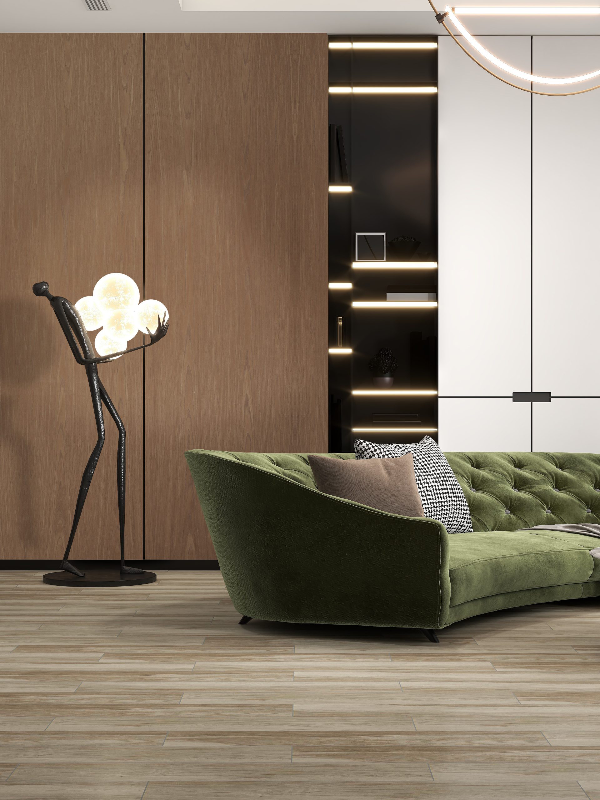 CHROME WALNUT CHOCOLATE BROWN VENEER