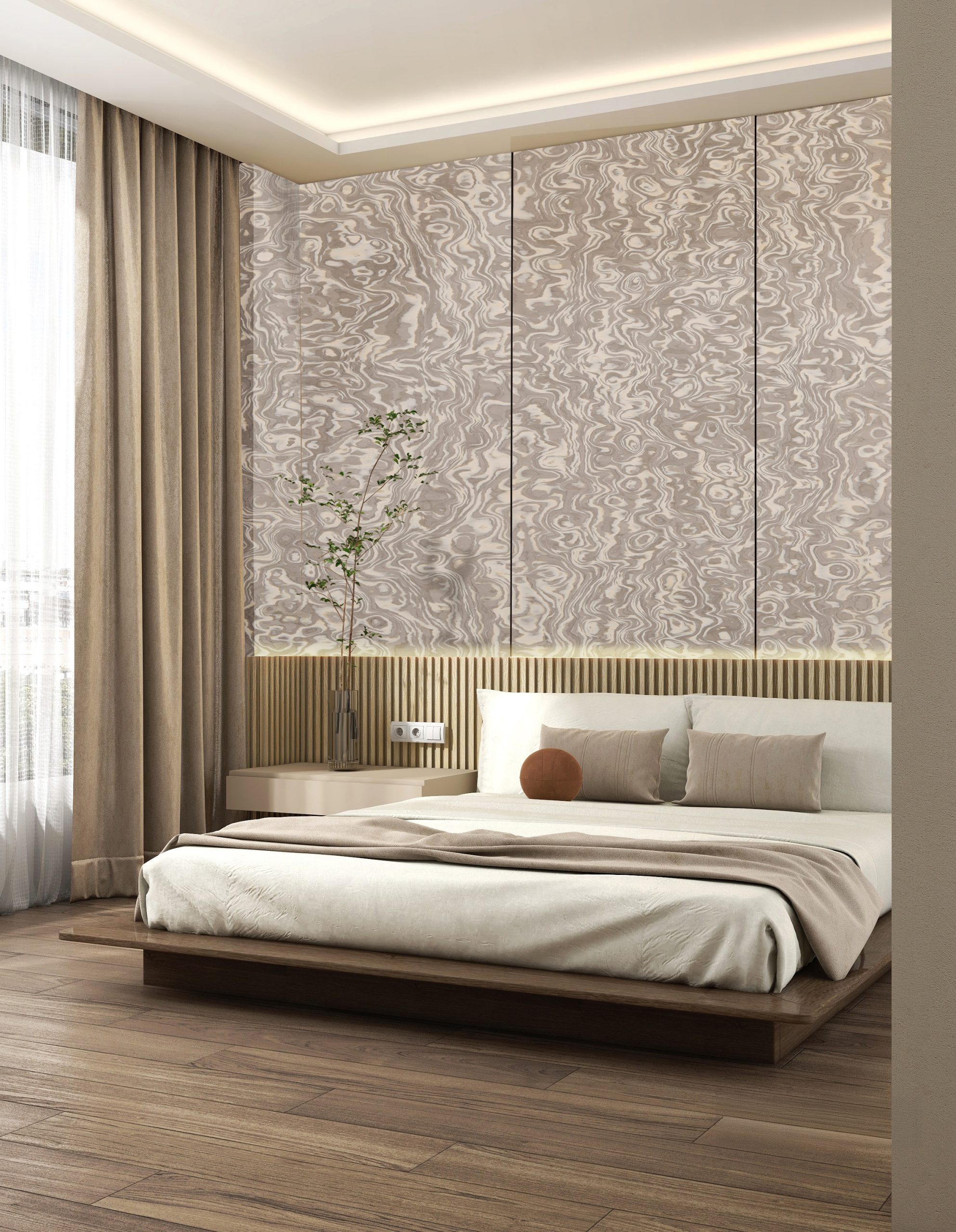 PICASSO OYSTER BURL VENEER